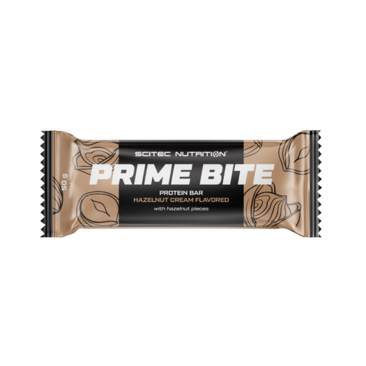 Barras proteicas Prime Bite creme avelã