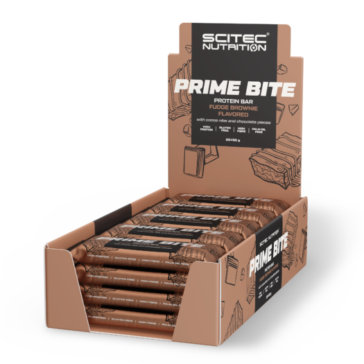 Prime Bite 50g fudge brownie box